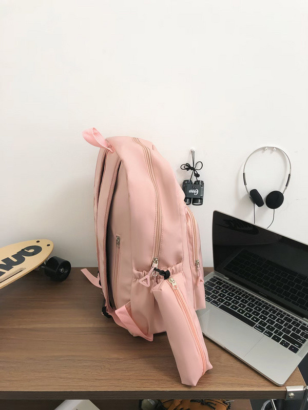 Nylon backpack school bag ,  no box , B20-1-5