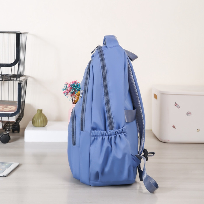 Nylon backpack school bag , size 32x45x18cm, no box , B20-6-9