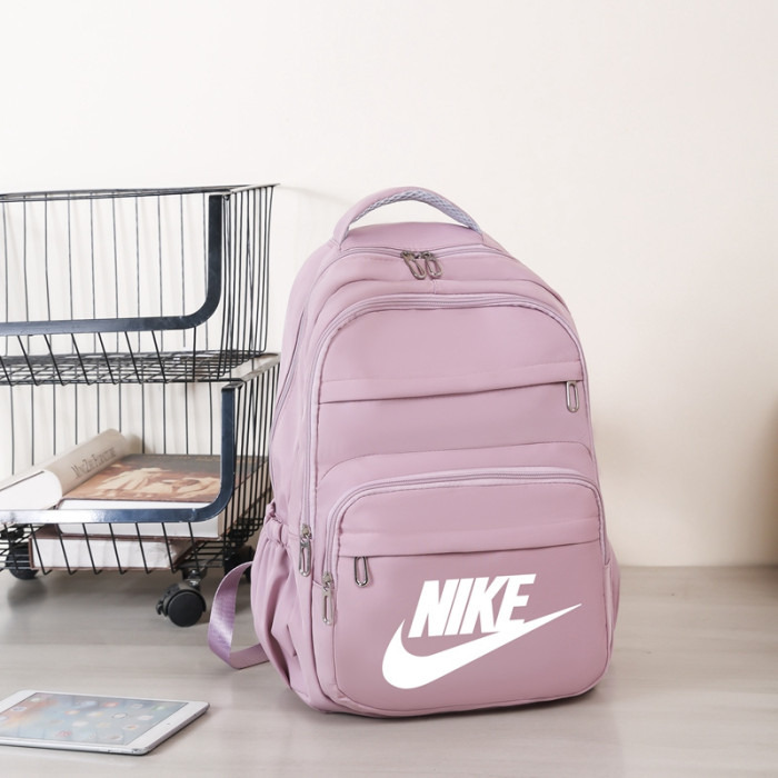 Nylon backpack school bag , size 32x45x18cm, no box , B20-6-9