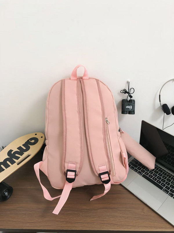 Nylon backpack school bag ,  no box , B20-1-5