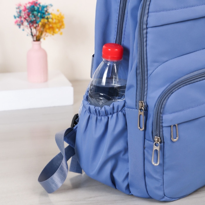 Nylon backpack school bag , size 32x45x18cm, no box , B20-6-9