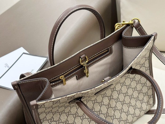 Canvas Split leather bag a set,3A ,no box,  B75-42