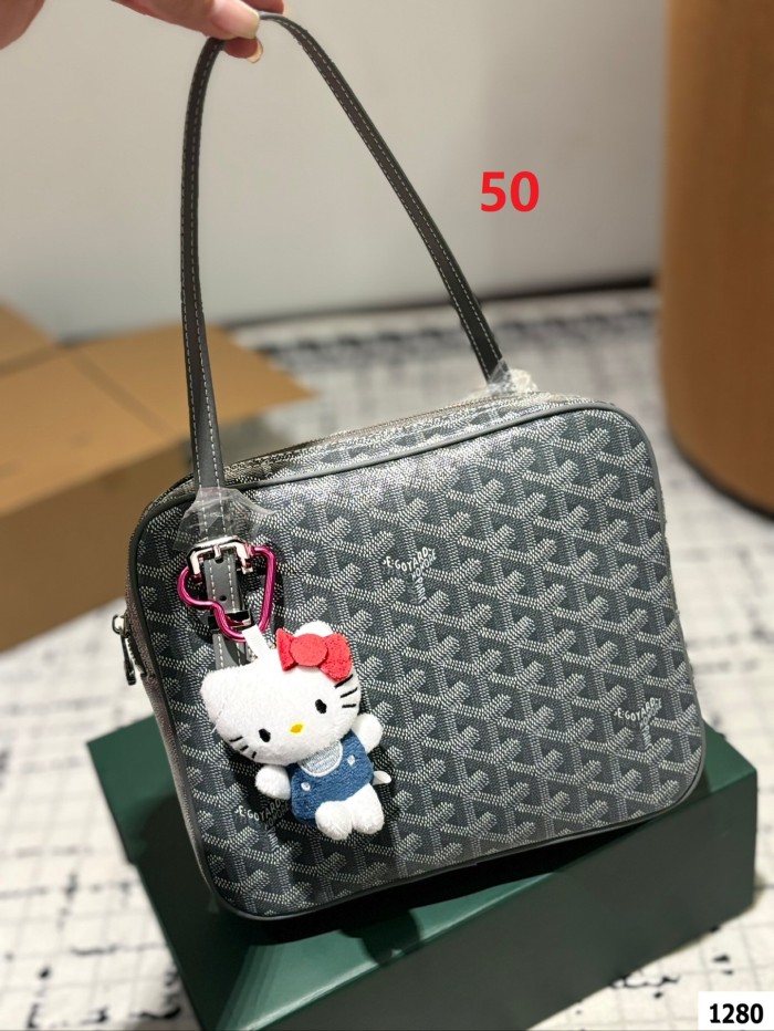 Split leather bag ,3A ,size 24x20cm,no box,  B75-45-56