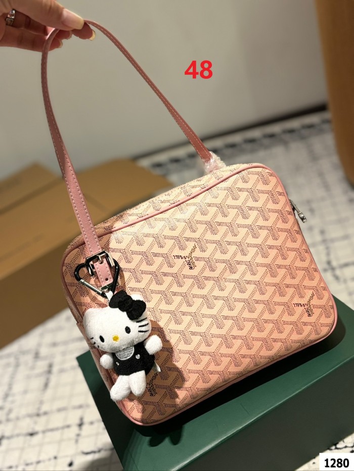 Split leather bag ,3A ,size 24x20cm,no box,  B75-45-56