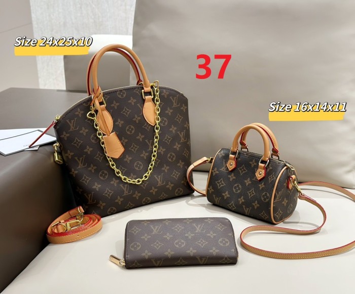 Split leather bag a set,3A ,no box,  B75-37