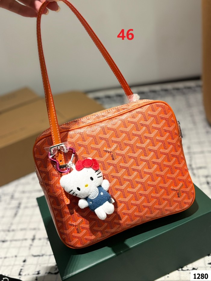 Split leather bag ,3A ,size 24x20cm,no box,  B75-45-56
