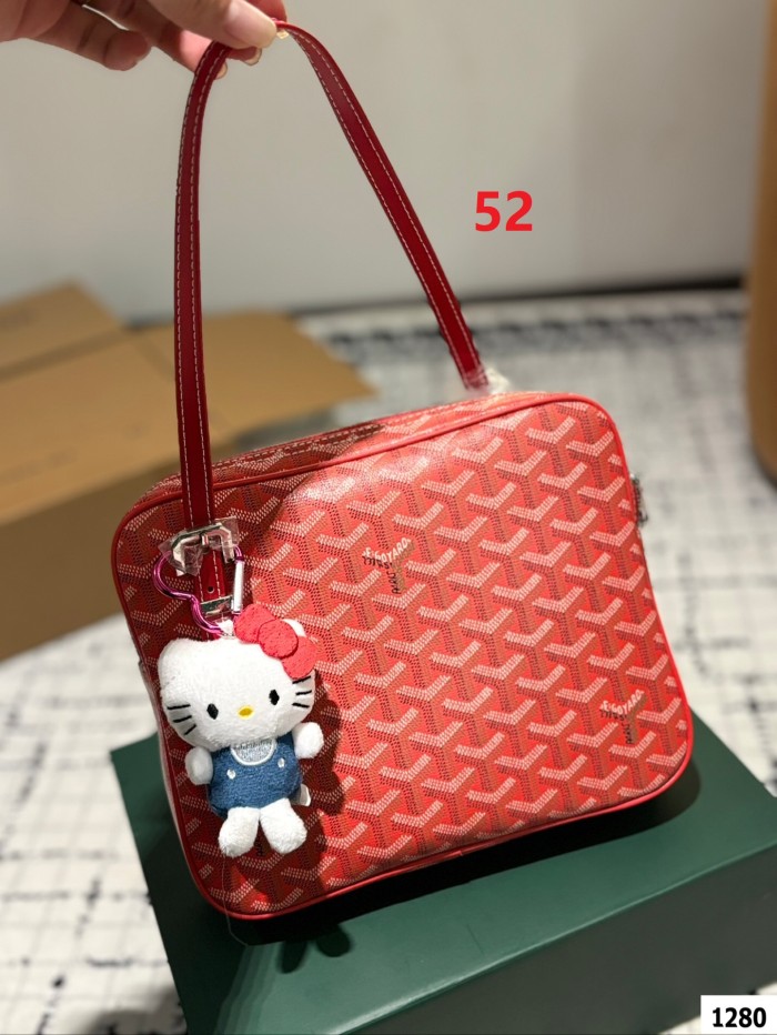 Split leather bag ,3A ,size 24x20cm,no box,  B75-45-56