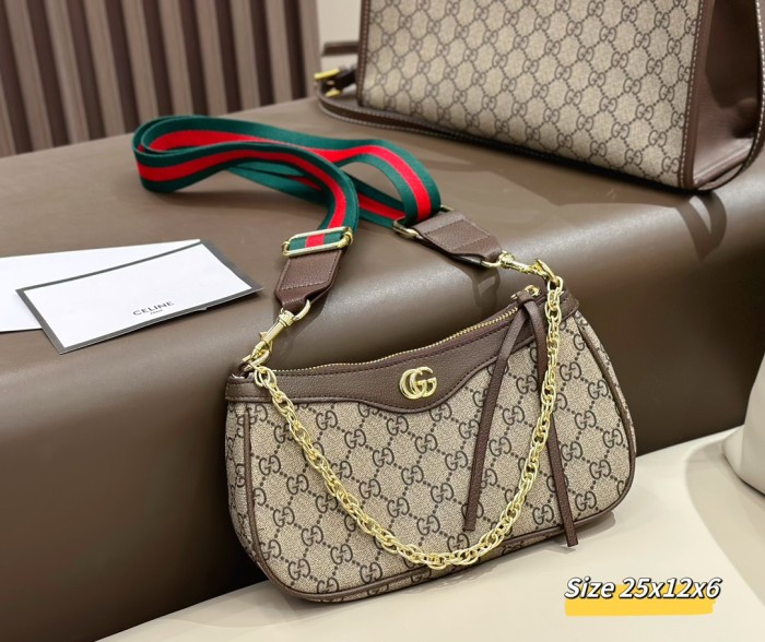 Canvas Split leather bag a set,3A ,no box,  B75-42