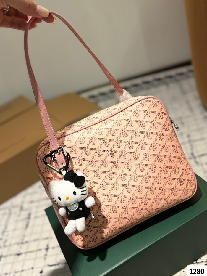 Split leather bag ,3A ,size 24x20cm,no box,  B75-45-56