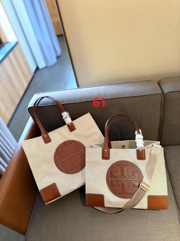 Canvas Split leather bag ,3A ,size 34x25cm/41x32cm,no box,  B75-61-62