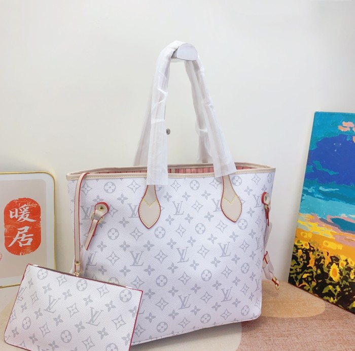 Split leather bag a set,3A ,size: 44x29x17cm /21x13cm/20X11cm,no box,  B75-103