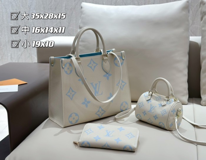 Split leather bag a set,3A ,no box,  B75-94