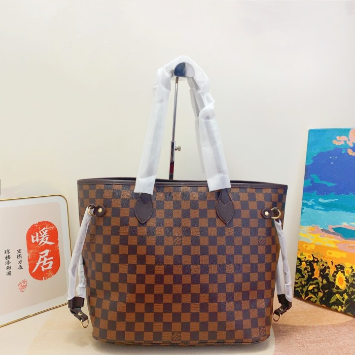 Split leather bag a set,3A ,size: 44x29x17cm /21x13cm/20X11cm,no box,  B75-101