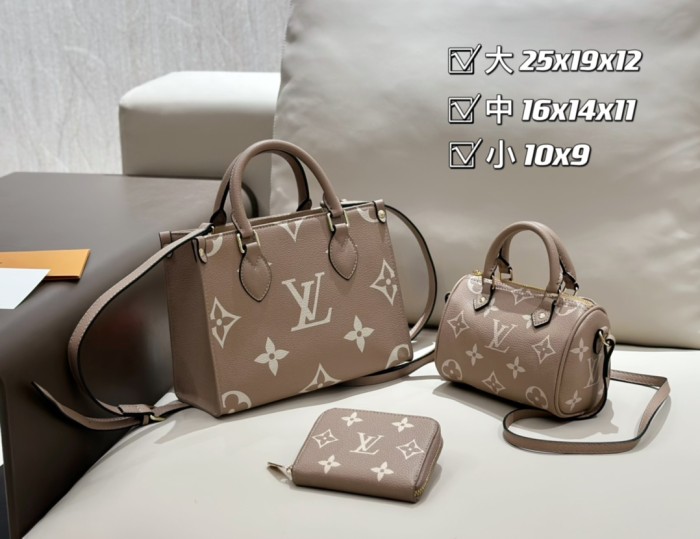 Split leather bag a set,3A ,no box,  B75-92