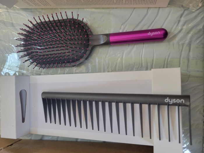Air cushion anti-static massage comb wide tooth hair comb，2-piece set，with box, HSE20-1