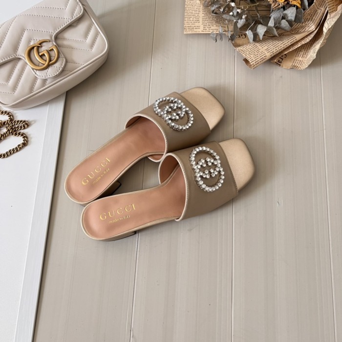 Women heel slipper shoes,  heel 3cm/7cm,size 34-42, SS50-97-107