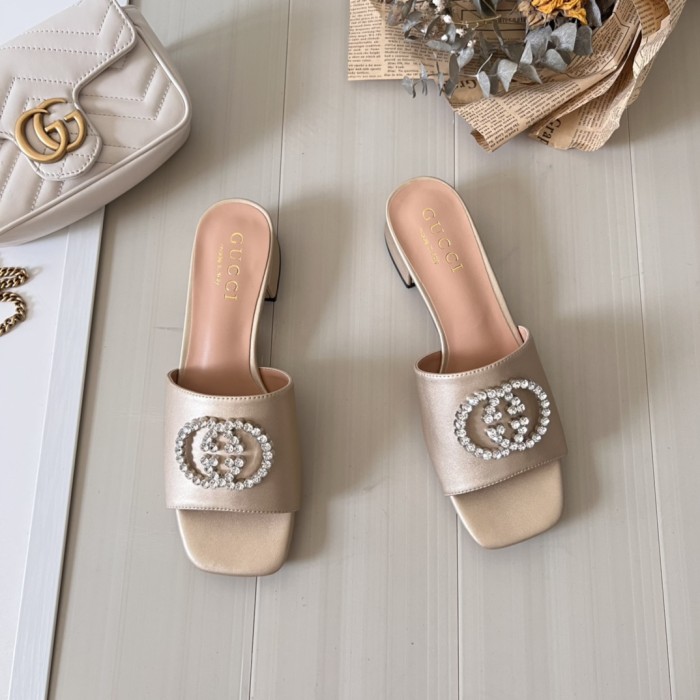 Women heel slipper shoes,  heel 3cm/7cm,size 34-42, SS50-97-107