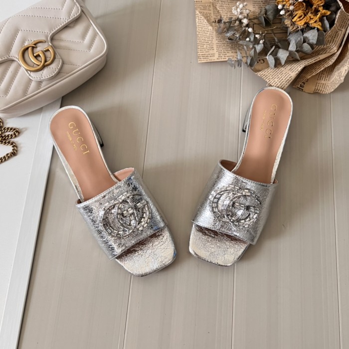 Women heel slipper shoes,  heel 3cm/7cm,size 34-42, SS50-97-107