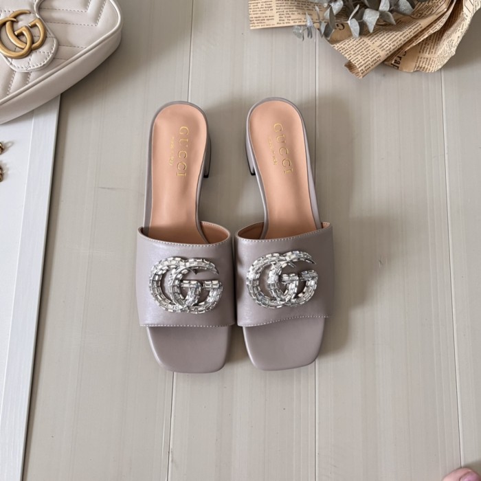 Women heel slipper shoes,  heel 3cm/7cm,size 34-42, SS50-97-107