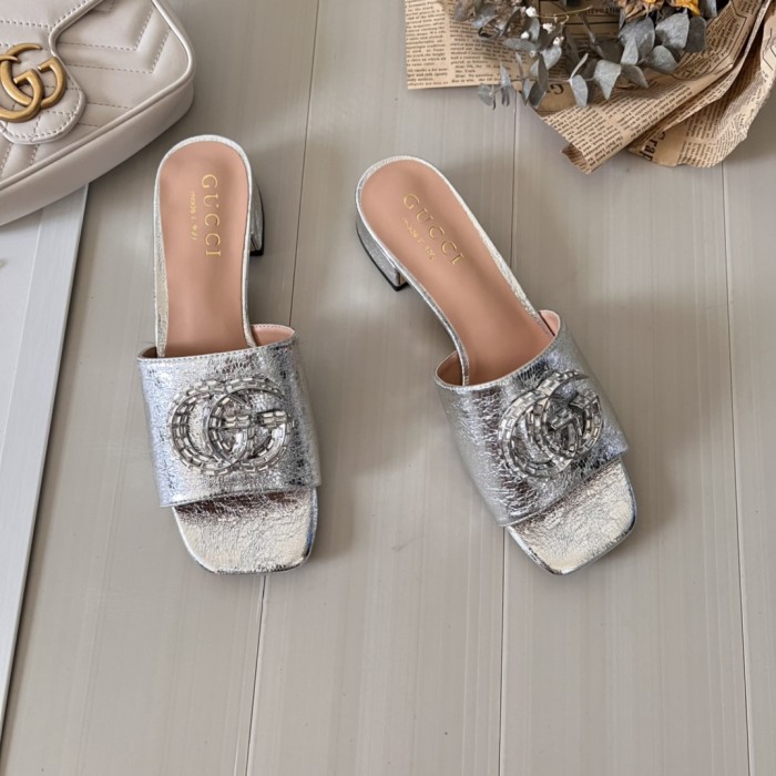 Women heel slipper shoes,  heel 3cm/7cm,size 34-42, SS50-97-107