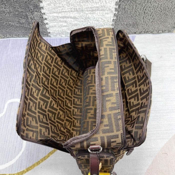 Canvas and split leather baby diaper bag + nursing bottle bag+ cushion, AAA, no box,diaper bag size  40x26x14cm,B98-64