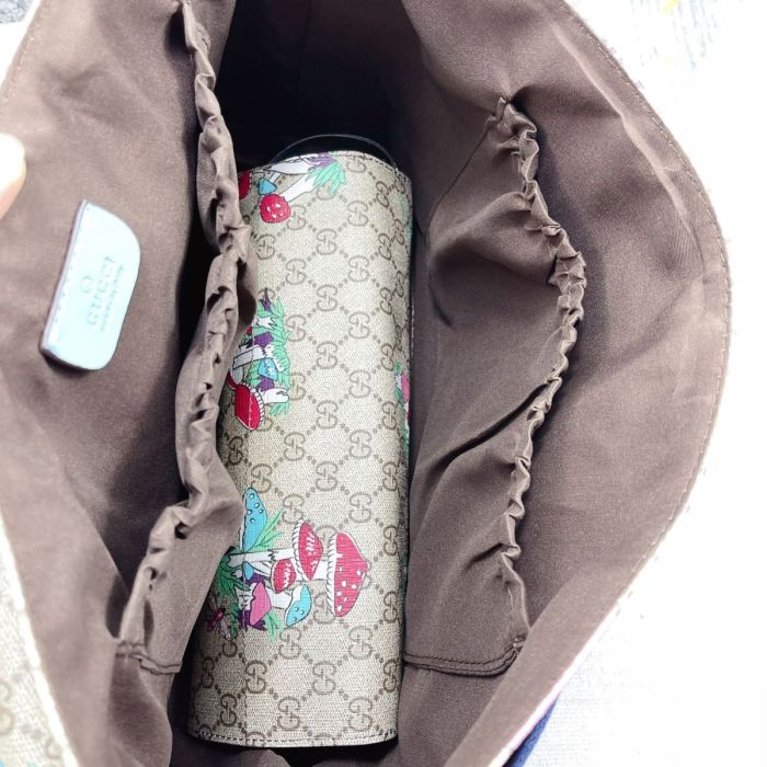 Canvas and split leather baby diaper bag + nursing bottle bag+ cushion, AAA, no box,diaper bag size  40x26x14cm,B98-77