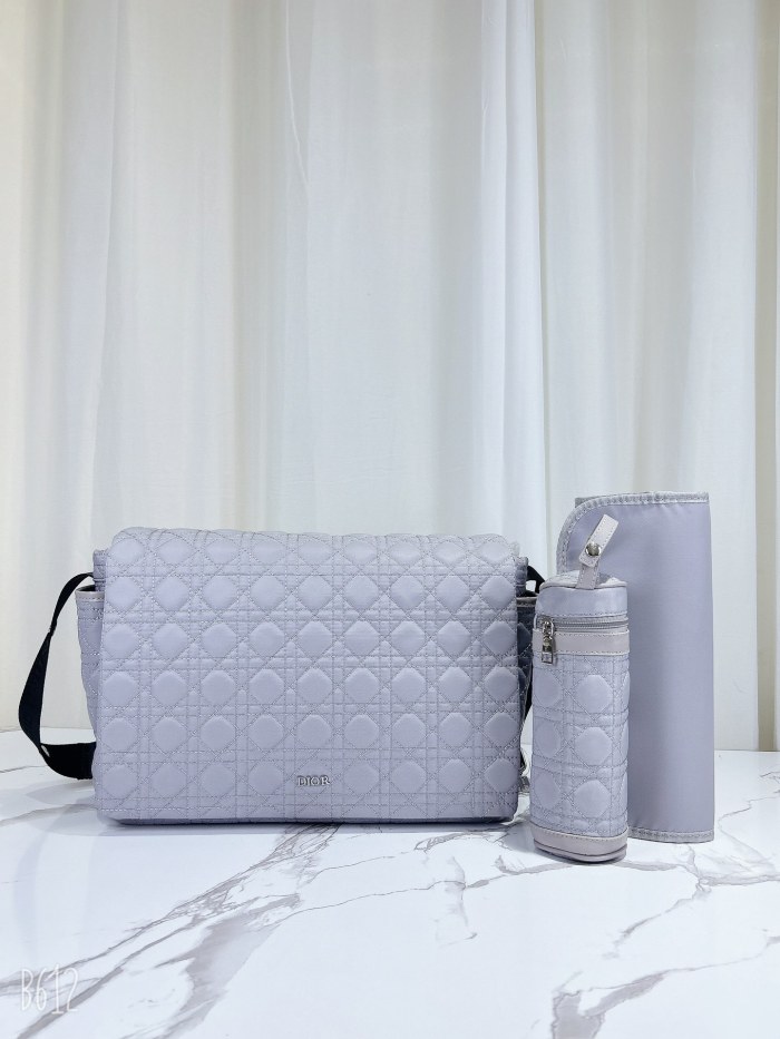 Canvas and split leather baby diaper bag + nursing bottle bag+ cushion, AAA, no box,diaper bag size  40x26x14cm,B98-62