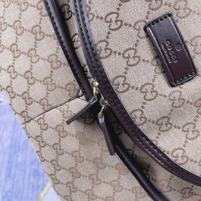 Canvas and split leather baby diaper bag + nursing bottle bag+ cushion, AAA, no box,diaper bag size  40x26x14cm,B98-78-81