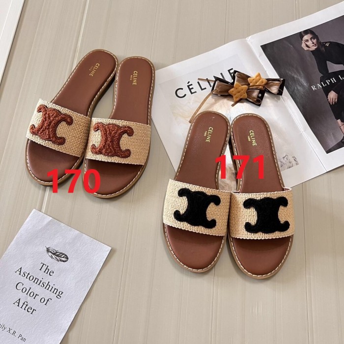 Women flat slipper shoes,  size 35-42, SS50-170-171