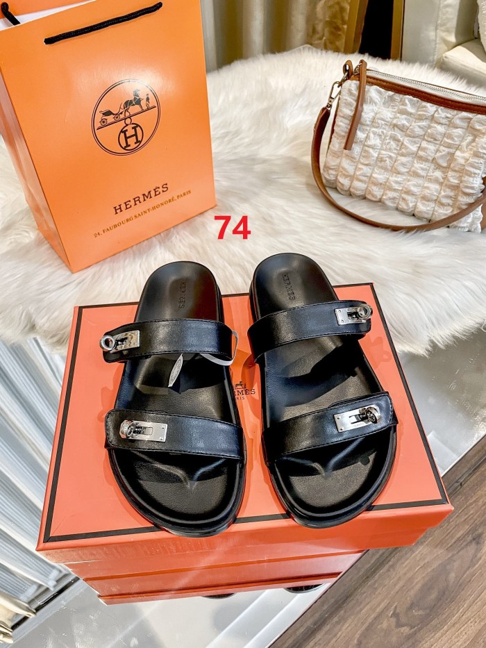 Women flat slipper shoes, size 35-43, SS50-73-75