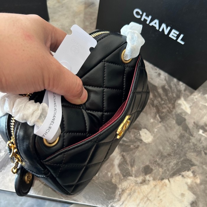 Split leather bag ,3A , size 18x12x7cm,no box,  B68-74