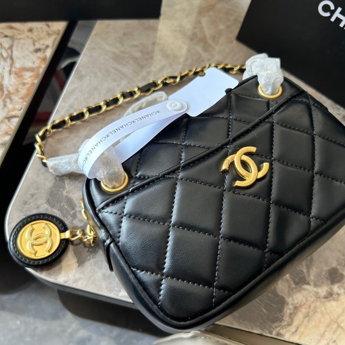 Split leather bag ,3A , size 18x12x7cm,no box,  B68-74