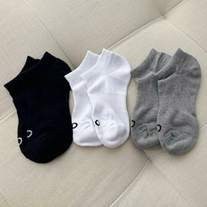 Cotton running socks， 2 pairs.free size,CL10-37