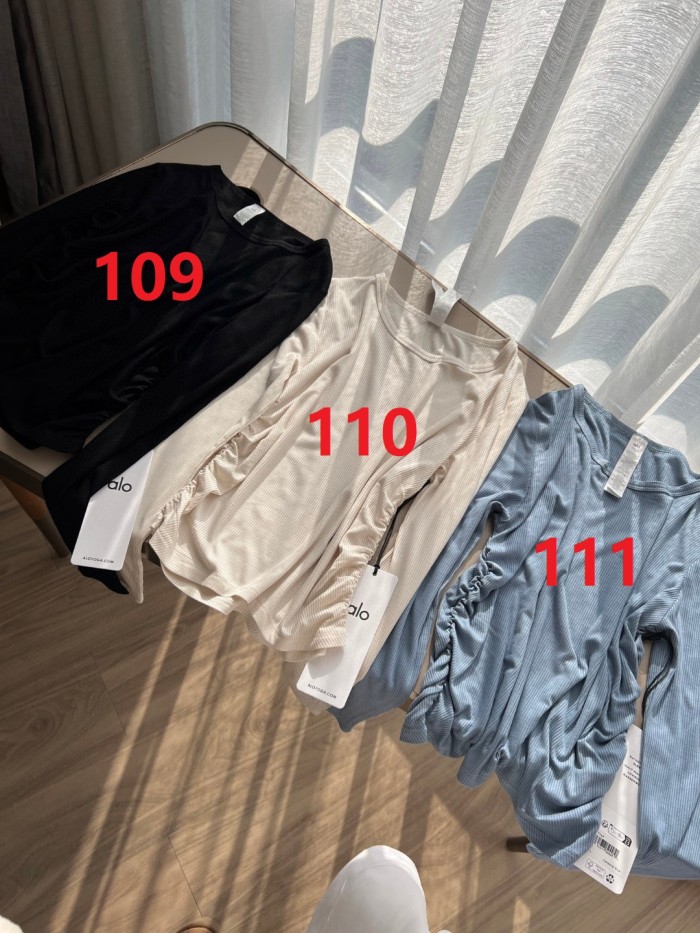 Women Long sleeve T-shirt Yoga top, CL25-109-111