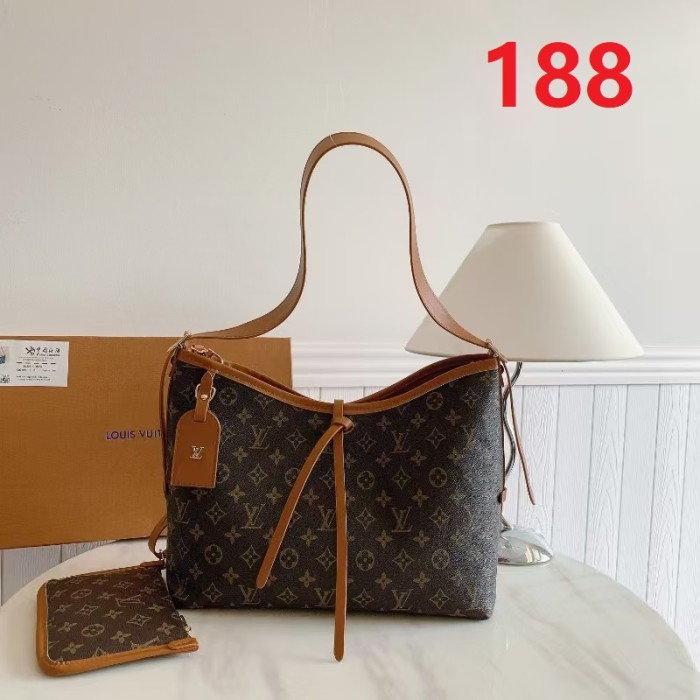 Canvas PU leather bag ,budget ,size 34x13x26cm,no box,  B35-187-190
