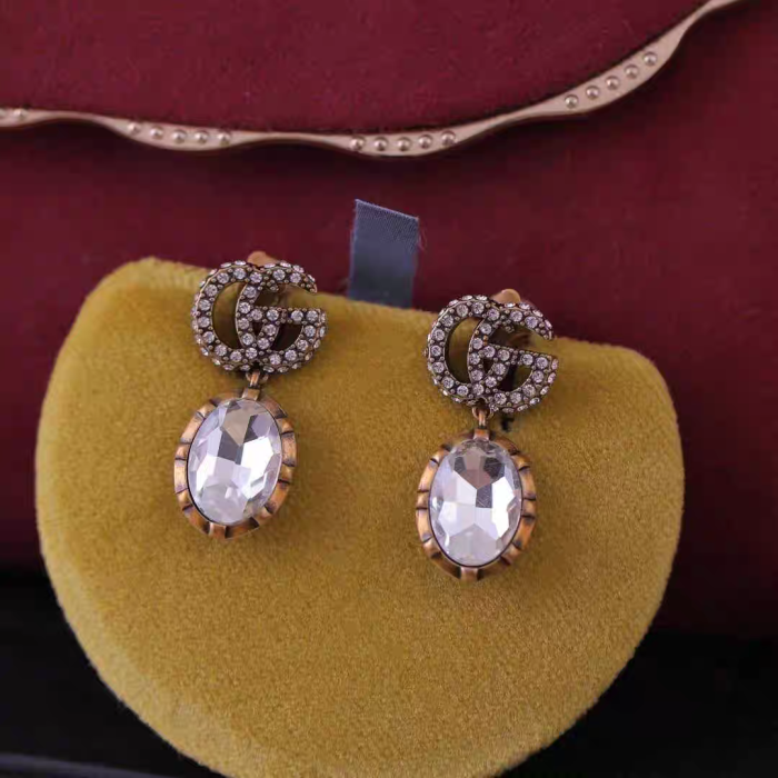 Earrings jewelry ,  with box, J25-47-49