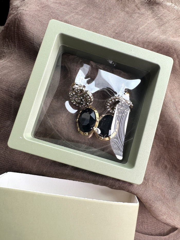 Earrings jewelry ,  with box, J25-47-49