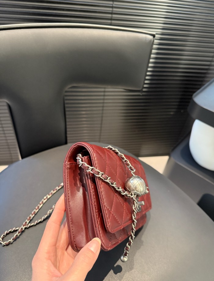 Split leather bag ,3A ,size 19.5x12cm,no box,  B75-191-198