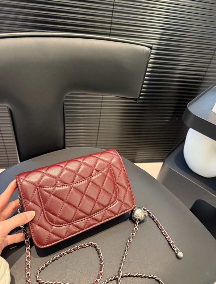 Split leather bag ,3A ,size 19.5x12cm,no box,  B75-191-198