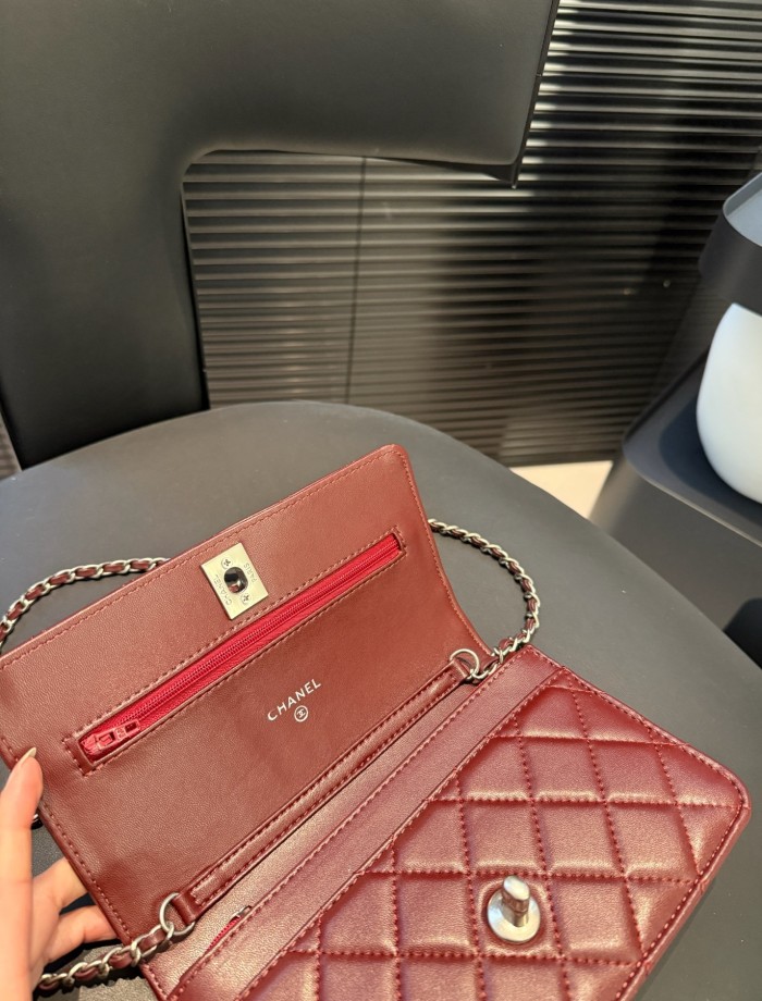 Split leather bag ,3A ,size 19.5x12cm,no box,  B75-191-198