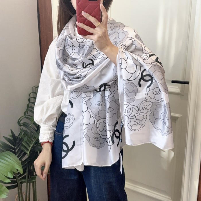 Cotton silk scarf, size 90x180cm, SF20-6-7