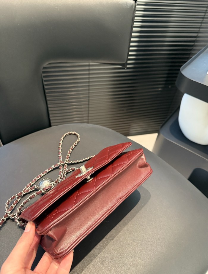 Split leather bag ,3A ,size 19.5x12cm,no box,  B75-191-198