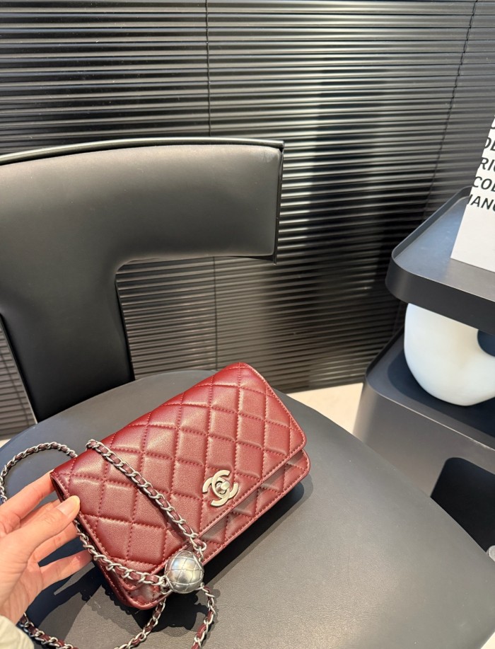 Split leather bag ,3A ,size 19.5x12cm,no box,  B75-191-198