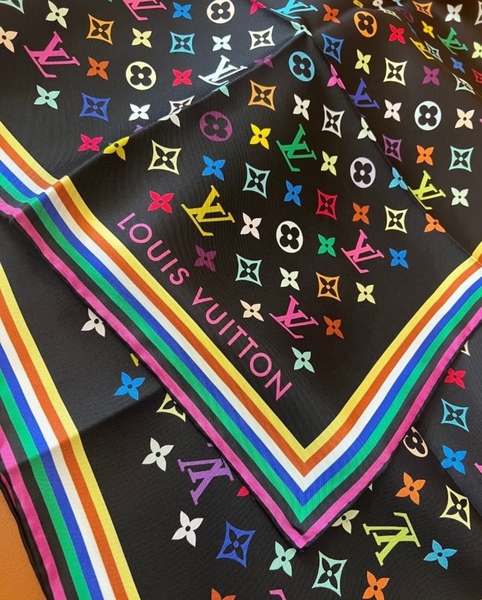 Cotton silk scarf, size 90x90cm, SF20-1-2