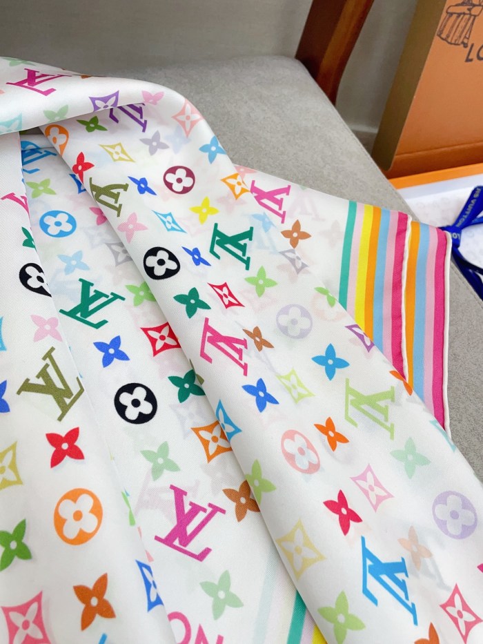 Cotton silk scarf, size 90x90cm, SF20-1-2