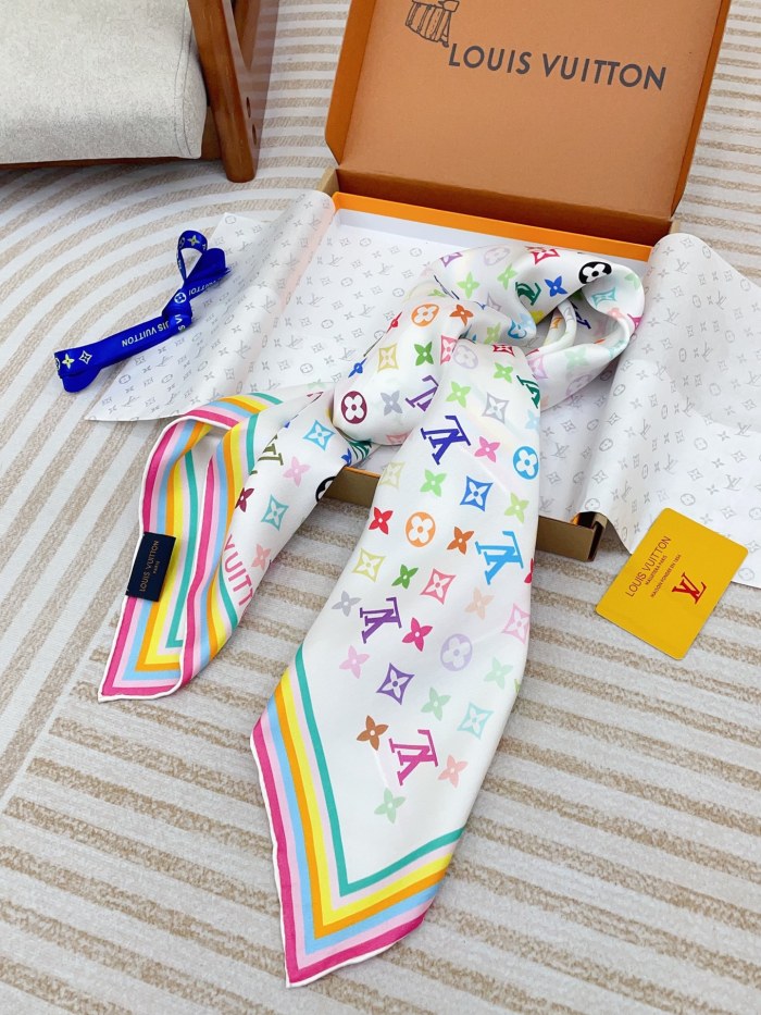 Cotton silk scarf, size 90x90cm, SF20-1-2