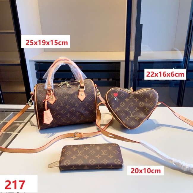Split leather bag a set,3A ,no box, B75-217