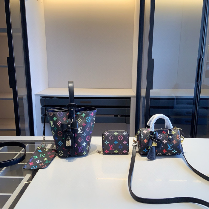 Split leather bag a set,3A ,no box,  B75-221