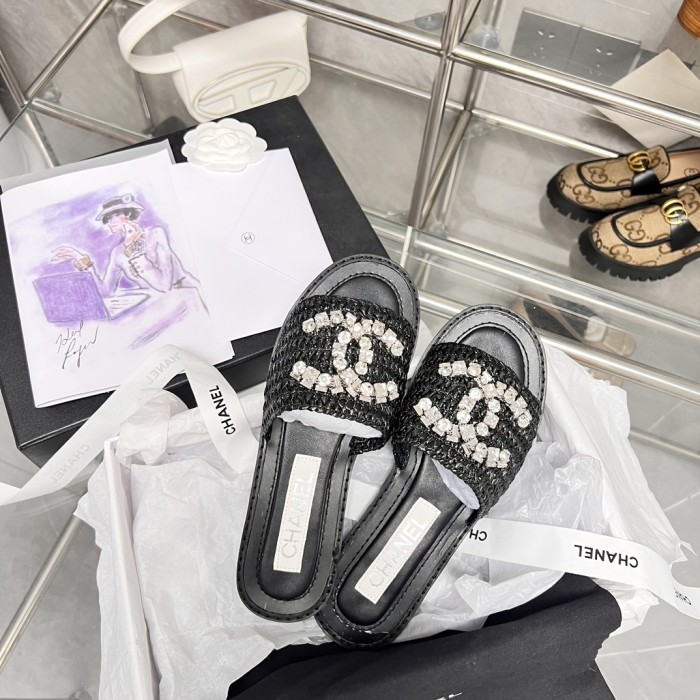 Women flat slipper shoes,  size 35-40, SS50-194