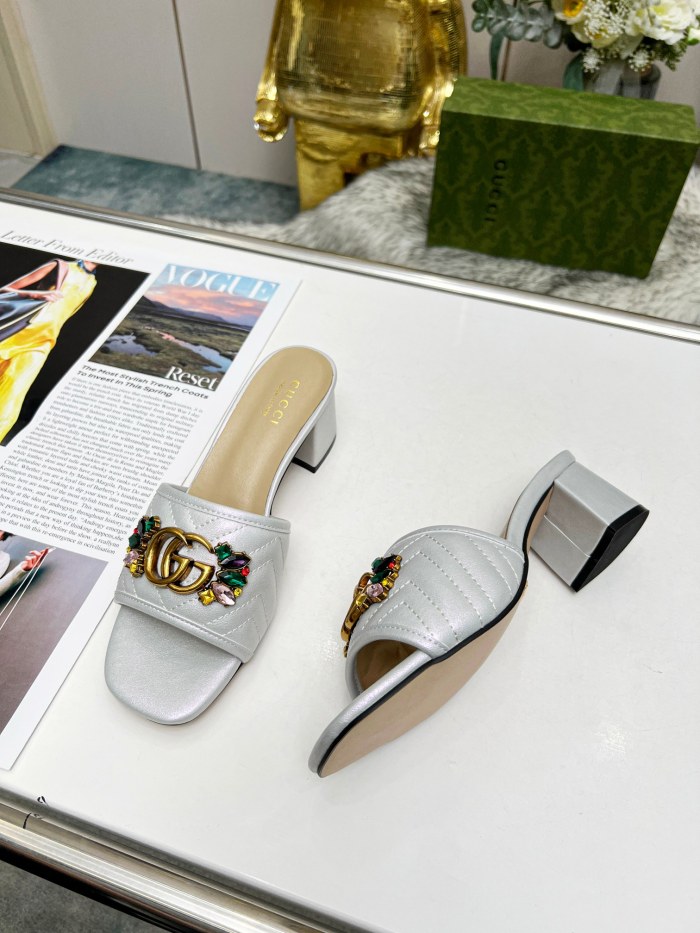 Women heel slipper shoes, heel 2.5cm/6.5cm, size 35-44, SS50-179